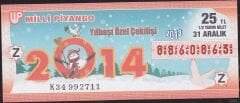 2013 31 Aralık Yarım Bilet - Z Serisi