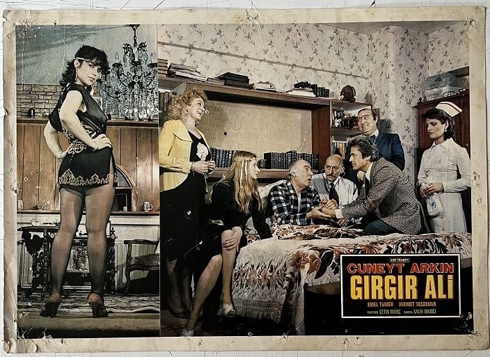Gırgır Ali - Cüneyt Arkın - Emel Tümer -  Lobi Kartı