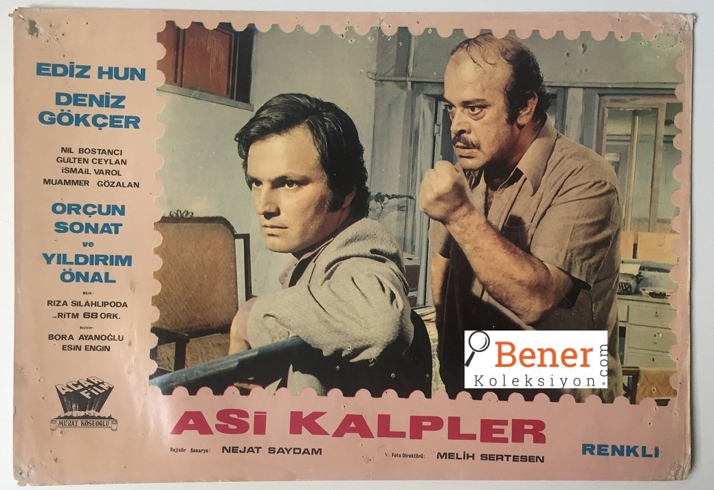 ASİ KALPLER - EDİZ HUN - DENİZ GÖKÇER LOBİ KARTI TEMİZ 7