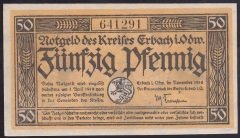 ALMANYA 50 PFENNİNG NOTGELD 1919 ÇİL