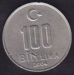 2004 Yılı 100.000 Lira