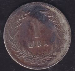 1947 Yılı 1 Lira Gümüş