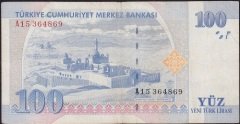 8.Emisyon 100 YTL A15 364869 Çok Temiz