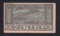 AVUSTURYA 20 KİRCHBERG NOTGELD 1920 ÇİL