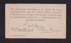 AVUSTURYA 20 KİRCHBERG NOTGELD 1920 ÇİL