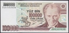 7.EMİSYON 2.TERTİP 100000 LİRA D16 032638 ÇİLALTI ÇİL
