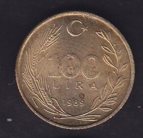1989 Yılı 100 Lira