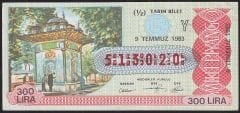 1983 9 Temmuz Yarım Bilet - Y Serisi