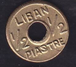 Lübnan 1/2 Piastre 1941