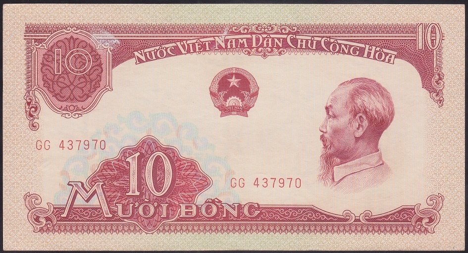 Vietnam 10 Dong 1958 Çilaltı Pick 74