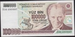 7.EMİSYON 2.TERTİP 100000 LİRA D36 480887 ÇÇT ÇİLALTI