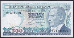 7.EMİSYON 2.TERTİP 500 LİRA E24 541908 ÇİLALTI ÇİL