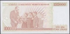 7.Emisyon 3.Tertip 100000 Lira J48 329580 Çil