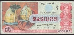 1984 19 Kasım Yarım Bilet - Y Serisi