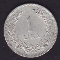 1948 Yılı 1 Lira Gümüş