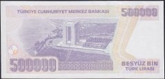 7.Emisyon 4.Tertip 500000 Lira J16 166476 Çilaltı Çil