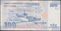8.Emisyon 100 YTL A22 150450 Çok Temiz