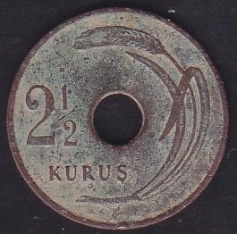 1949 Yılı 2.5 Kuruş