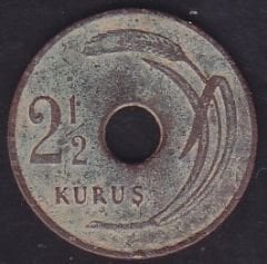1949 Yılı 2.5 Kuruş