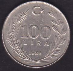 1986 Yılı 100 Lira