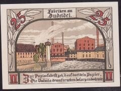 Almanya 25 Pfennig Notgeld 1921 Çil