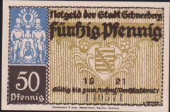 Almanya 50 Pfennig Notgeld 1921 Çil