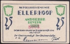 ALMANYA 25 PFENNİNG NOTGELD 1921 ÇİLALTI