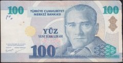 8.Emisyon 100 YTL A23 045824 Haliyle