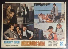 DÜŞKÜNÜM SANA NÜKHET DURU - FİKRET HAKAN - 4 HALİYLE LOBİ KARTI