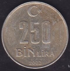 2002 Yılı 250.000 Lira