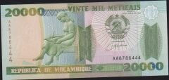 Mozambik 20000 Meticais 1999 Çil Pick 140 ( 444 )