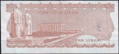 6.Emisyon 4.Tertip 20 Lira I55 455330 Çok Temiz+
