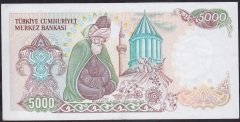 7.Emisyon 2.Tertip 5000 Lira B77 128355 Ççt Çilaltı
