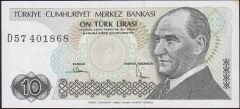 7.Emisyon 2.Tertip 10 Lira D57 401868 Çilaltı Çil