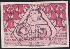 Almanya 25 Pfennig Notgeld 1921 Çil