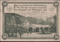 Almanya 50 Pfennig Notgeld 1921 Çok Temiz+