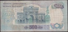 6.Emisyon 2.Tertip 500 Lira M17 301912 Çok Temiz