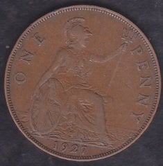 İngiltere 1 Penny 1927