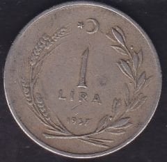 1957 Yılı 1 Lira