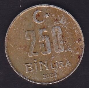 2003 Yılı 250.000 Lira
