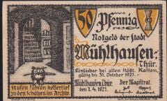 Almanya 50 Pfennig Notgeld 1921 Çil