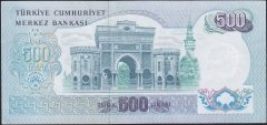 6.Emisyon 2.Tertip 500 Lira M13 192708 Çilaltı Çil