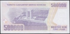 7.Emisyon 4.Tertip 500000 Lira J12 650877 Çilaltı