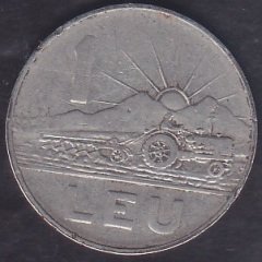 Romanya 1 Leu 1966
