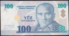 8.Emisyon 100 YTL A33 597789 Çok Temiz