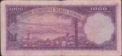 5.Emisyon 1000 lira D20 00720 Çok Temiz +