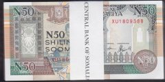 SOMALİ 50 ŞİLİN 1991 ÇİL - DESTE (100 ADET)