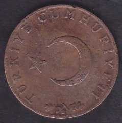 1960 Yılı 10 Kuruş Çok Temiz