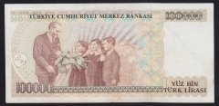 7.EMİSYON 1.TERTİP 100000 LİRA A40 787081 ÇÇT +