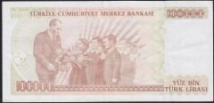 7.Emisyon 3.Tertip 100000 Lira I90 972318 Çok Temiz+